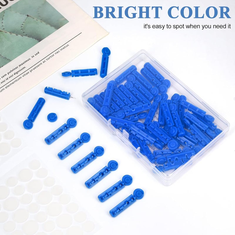 Lishae Acne Needle, 100 Pcs Disposable sterile Needles and 144 Dots Pimple Stickers for Acnes, Whitehead, Comedone Removal (244 Piece Set) - Image 5